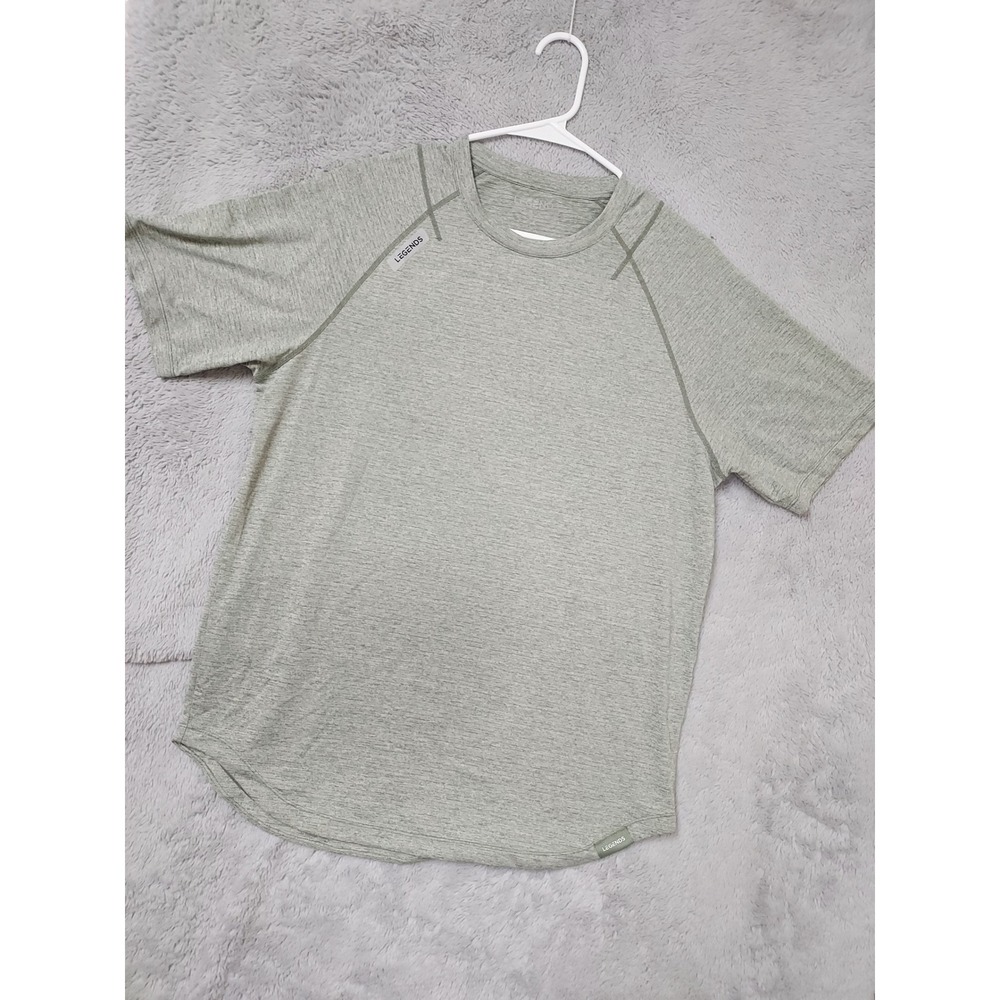 Legends Shirt Mens Large Activewear Raglan Sleeve Enzo Performance Tee Green L